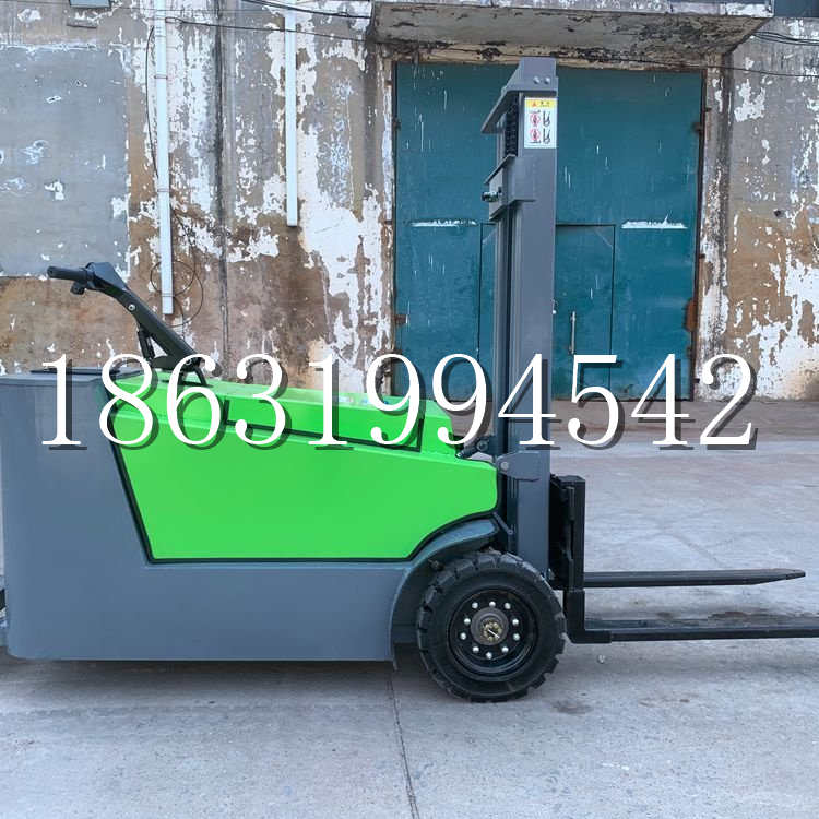 藤县小型电动叉车1吨2吨步行站驾式电瓶堆高充电装卸车液压升降车铲车